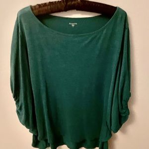 Garnet Hill knit batwing shirt
